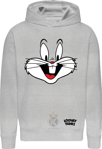 Polerón Bugs Bunny - Serapio - El Conejo De La Suerte - Looney Tunes - Estampaking