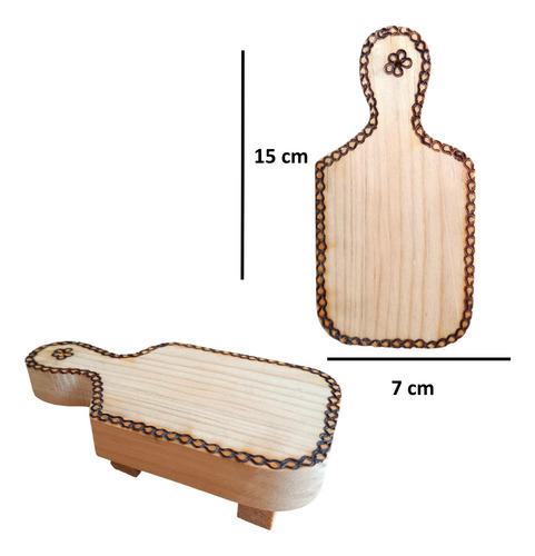 Mini Juguete Set Madera Tradicional Vintage Didáctico 3 Pzs