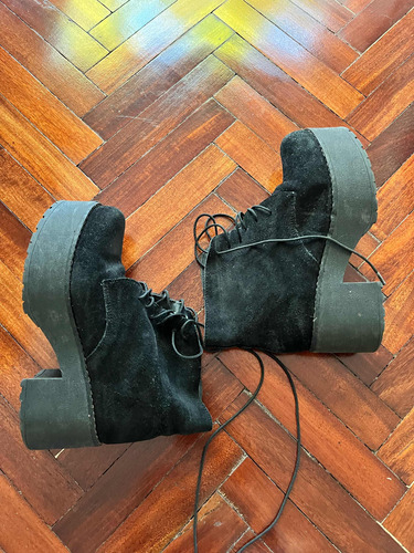 Botas De Gamuza Talle 37