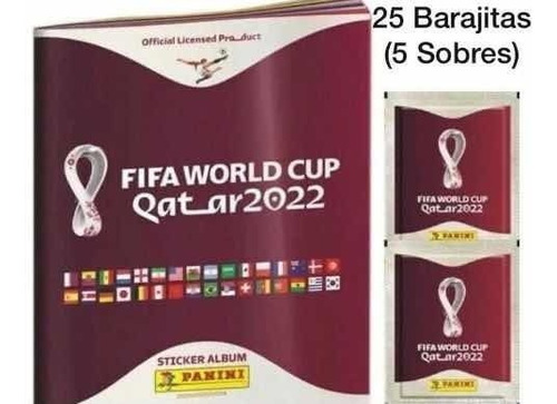  Qatar 2022 Album Del Mundial + 25 Barajitas