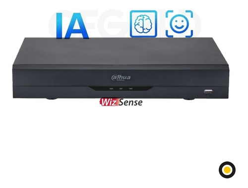 Dvr Dahua 16ch+ 16 Ip Wizsense 4k, Facial, Perímetro Smd+ Ai