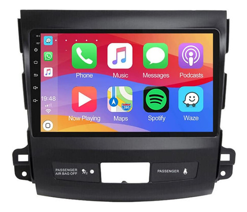 Estéreo Para Coche Carplay Mitsubishi Outlander 2006-2012 Ra