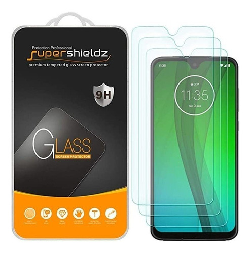 Supershieldz - Protector De Pantalla Para Motorola Moto G7 (