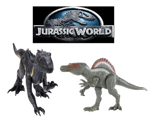 Dinosaurio Jurassic World Spinosaurus Indoraptor Batalla