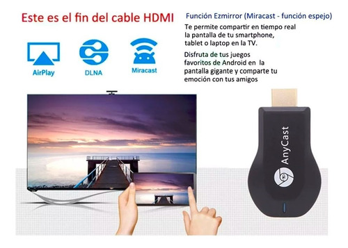 Anycast - Duplica La Pantalla Del Celular A La Tv