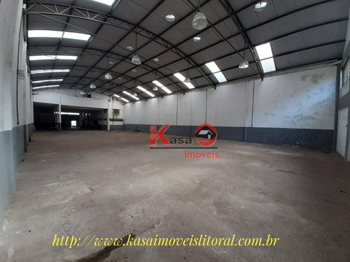 Imagem 2 de 20 de Galpão Para Alugar, 1217 M² Por R$ 19.000,00 - Paquetá - Santos/sp - Ga0080