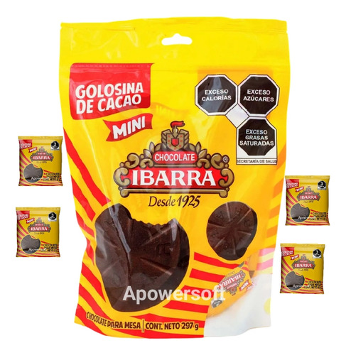 3 Chocolate De Mesa Ibarra 25 Minitablillas 1 Bolsa De 297g