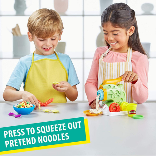 Imagen 6 de 7 de Juego Manía Para Hacer Fideos Play-doh Original, Importado