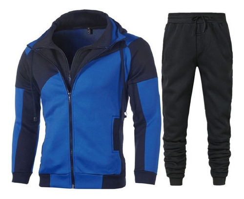 Conjunto Sudadera Chamarra Con Capucha Super Calidad Moda