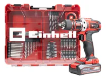 Comprar Taladro atornillador inalámbrico de 13mm Einhell TE-CD 18\u002F40 Li KIT 18V + 1 batería de 2.5Ah + accesorio con maletín de transporte 220V