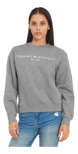 Tommy Hilfiger REG FROSTED CORP LOGO HOODIE Azul Sudadera Mujer 112.95 €