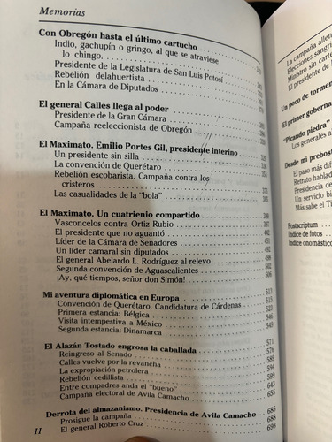 Memorias. Gonzalo N. Santos. Grijalbo. (Usado)