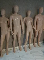 Comprar Maniquíes Genéricos Hombre Y Mujer Cuerpo Entero 4 Pzas
