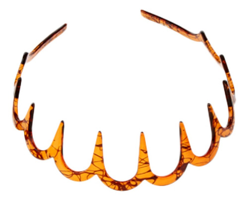 Diadema De Pelo Con Dientes Plástico Peine Banda De Cabello