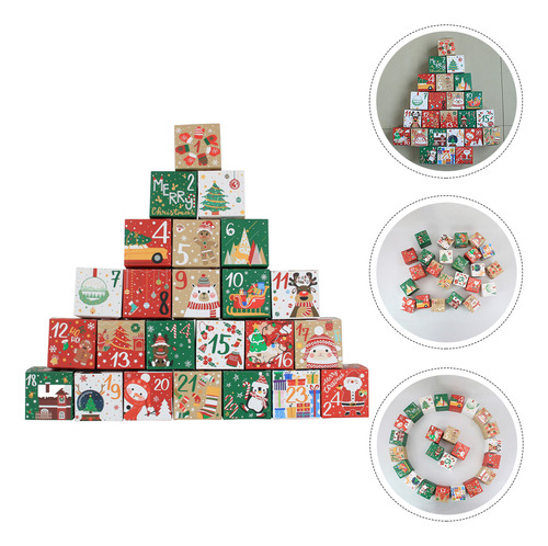 24 Cajas De Apple Box Para Nochebuena, Regalos De Navidad, C