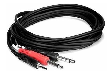 Hosa Cmp-159 3.5 Mm Trs A Doble Cable De Ruptura Estereo De
