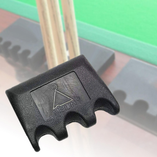 Pool Snooker Billiards Cue Holder / Billar 3 Lugares Negro