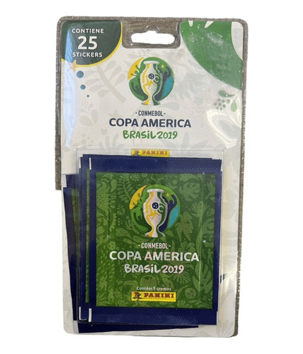 6 Blister De 5 Sobres Copa América Brasil 2019.