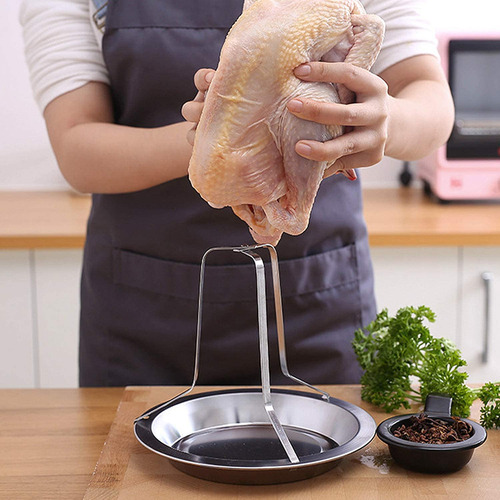Soporte Para Asar Pollo A La Parrilla, Lata De Cerveza, Sopo