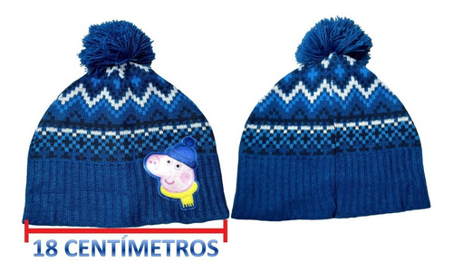 Kit Inverno Bebê George Pig : Gorro / Touca + Luvas