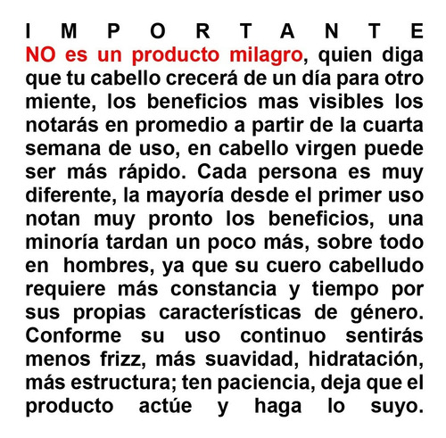 Imagen 10 de 10 de 6 Shampoo Crecimiento Anti Caída Reparador Frizz Mujer 7en1