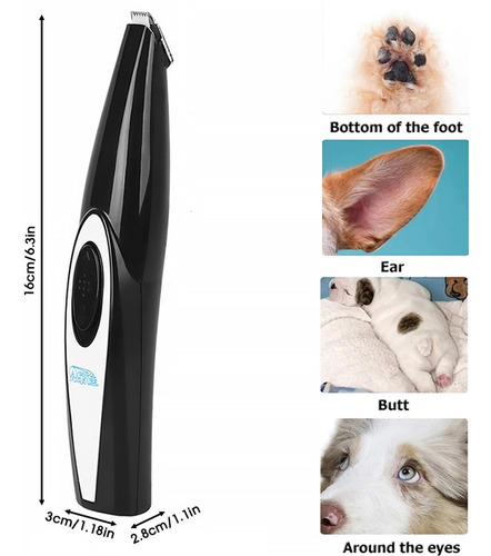 Máquina Cortadora De Pelo Para Pies De Bajo Ruido, Recargabl