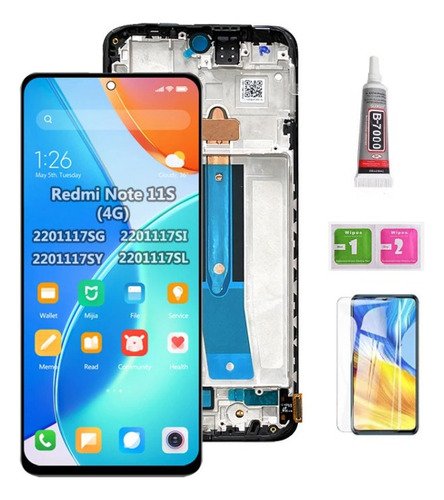 Pantalla Lcd+marco Para Redmi Note 11s 4g Tft