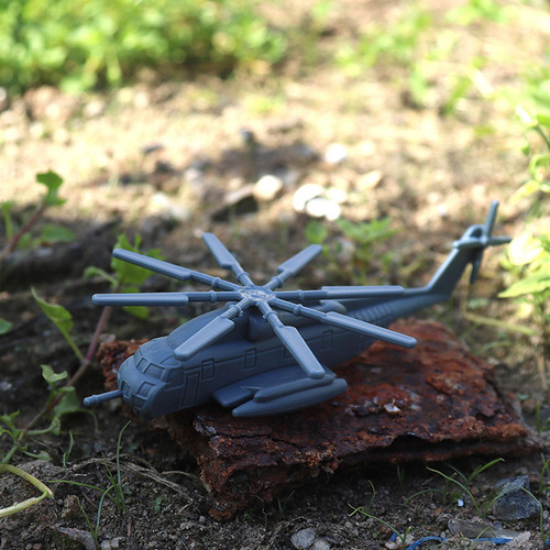 6 Unids Colección Helicóptero Fighter Juguete Con Hélice