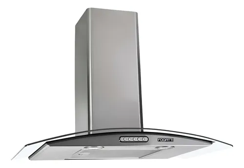 Coifa De Parede Depurador Vidro Curvo Inox 70cm 127v Fogatti Inox 127v