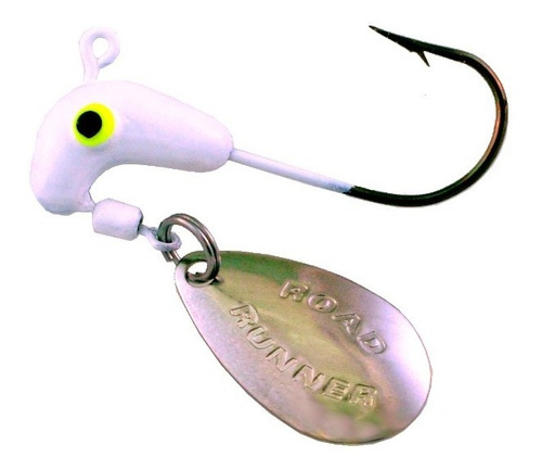  4 Jigs Con Anzuelo Y Cucharilla Pesca 1/8oz Road Runner