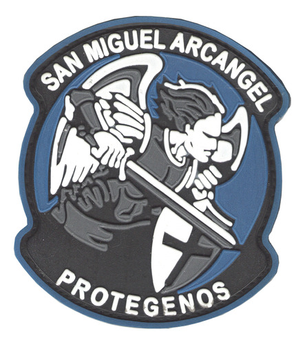 Parche De Pvc Militar Tactico San Miguel Arcangel Protector