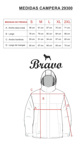 Campera Liviana, Hombre. Bravo Jeans. Talles S Al 2xl
