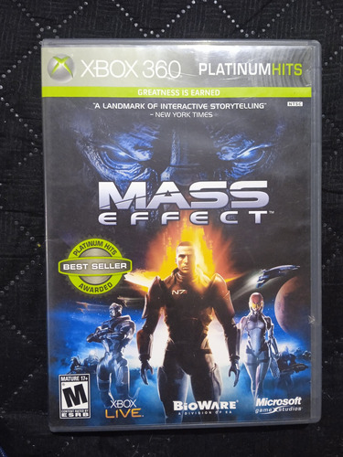 Mass Effect Platinum Hits - Xbox 360 - Original + Bonus Disc