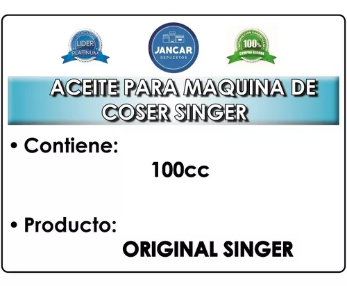 Aceite Maquina Coser Singer