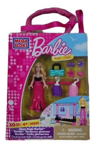 Barbie Mega Bloks Glam Estilo Barbie Pack Construir