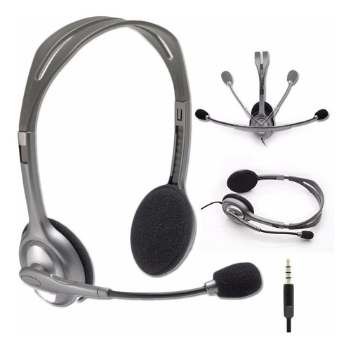 Logitech H111 / H110 - Auriculares Estereo Con Microfono D