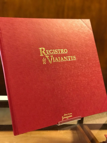 Libro Registro De 20 Viajantes