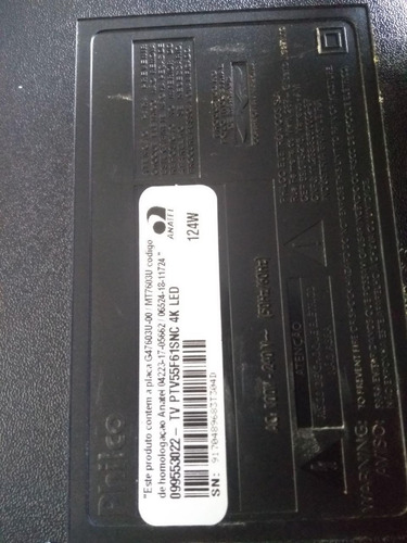 Imagem 2 de 2 de Placa T-con Tv Philco Ptv55f61snc Semi Nova