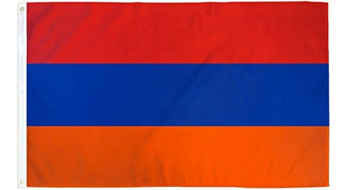 Bandera armenia de poliéster de 3 pies x 5 pies