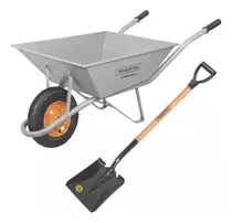 Comprar Carretilla Calibrada 65l Rueda Maciza Tramontina + Pala