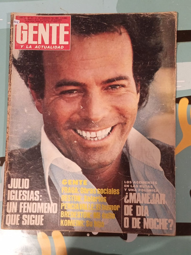 Revista Gente Alfano Julio Iglesias Emilio Disi 21 2 1980 