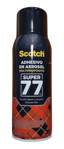 Adhesivo 3m Scotch Super 77 Spray 305 Gr Pegamento Aerosol