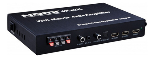 Matriz Xcase Hdmi 4x2 Wifi + Amplificador