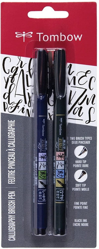 Tombow Fudenosuke Brush Pen Set De 2