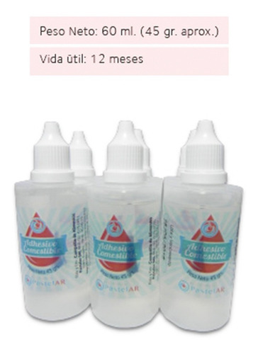 Adhesivo Comestible Pastelar 60ml
