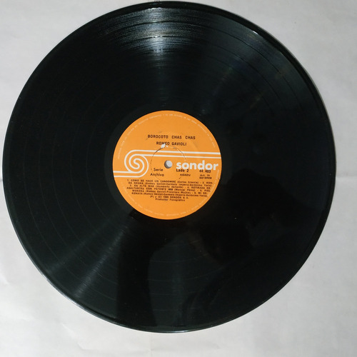 Música Disco Vinilo, Romeo Gavioli Borocoto Chas Chas (Usado)