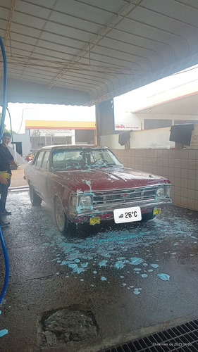 Opala Vermelho Grená, Com Capota De Vinil