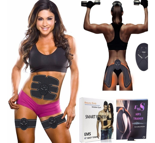 Estimulador Muscular Kit X2 Gluteos + Abdomen Brazos Pierna