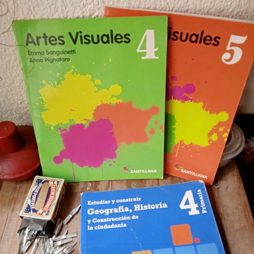 Artes Visuales 4 Y 5/ Geografía Historia 4 Santillana  