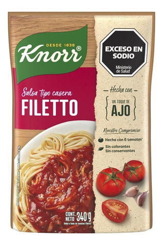 Salsa Filetto Knorr 340g